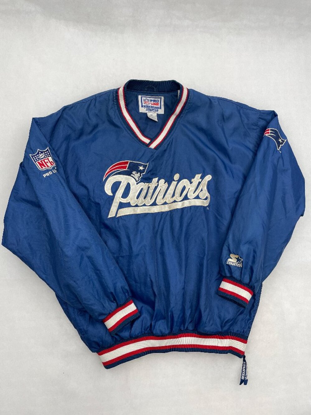 Vintage Starter New England Patriots NFL Pro Line Pullover Jacket Men's XXL